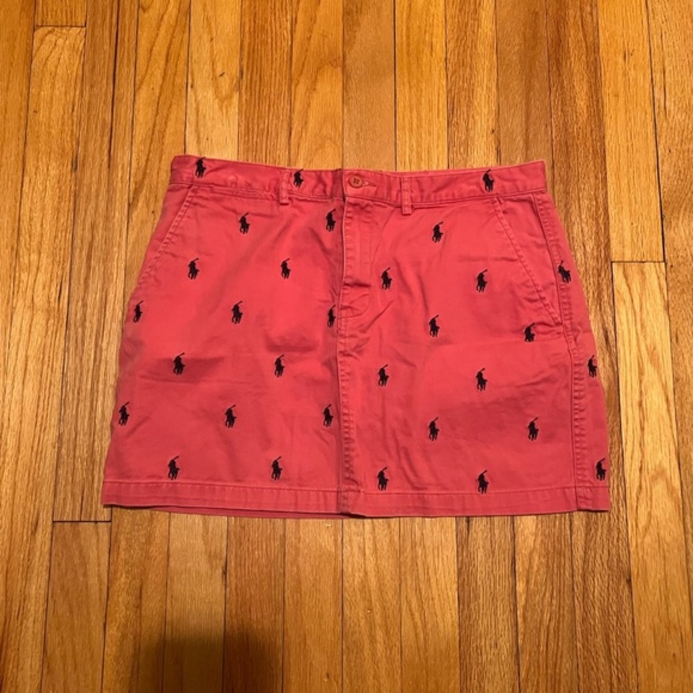 Polo By Ralph Lauren Adorable Logo Print Skirt - New Without Tags